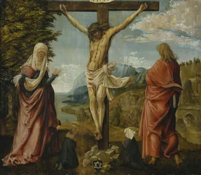 Christ on the Cross with Mary and John